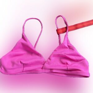 Left On Friday Hot Pink Sweet Vicyory Bikini Top